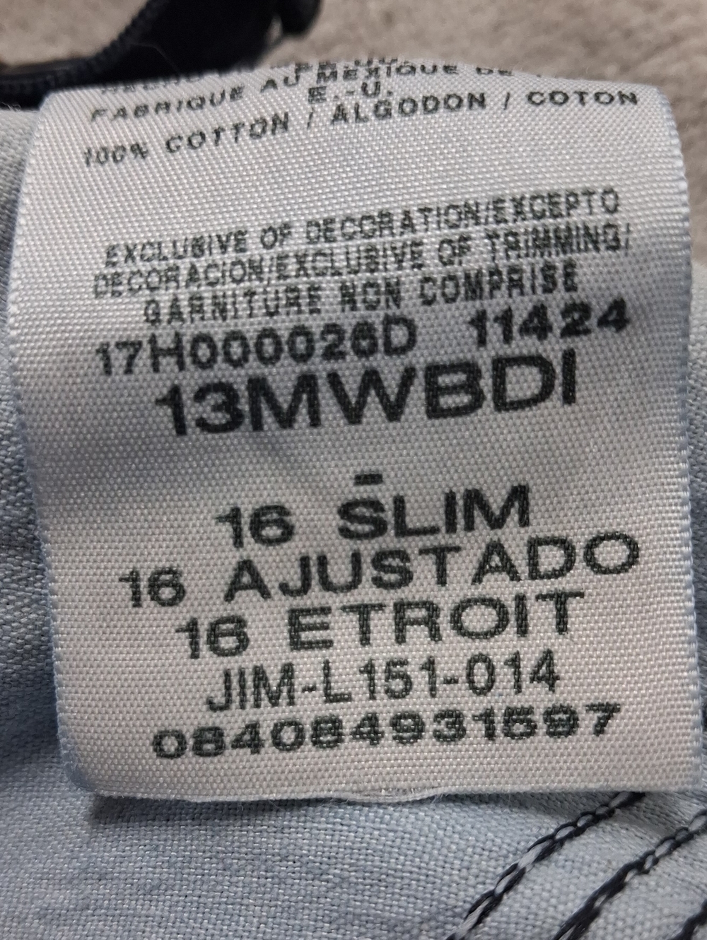 Slim Fit Youth Jeans - Light Blue
